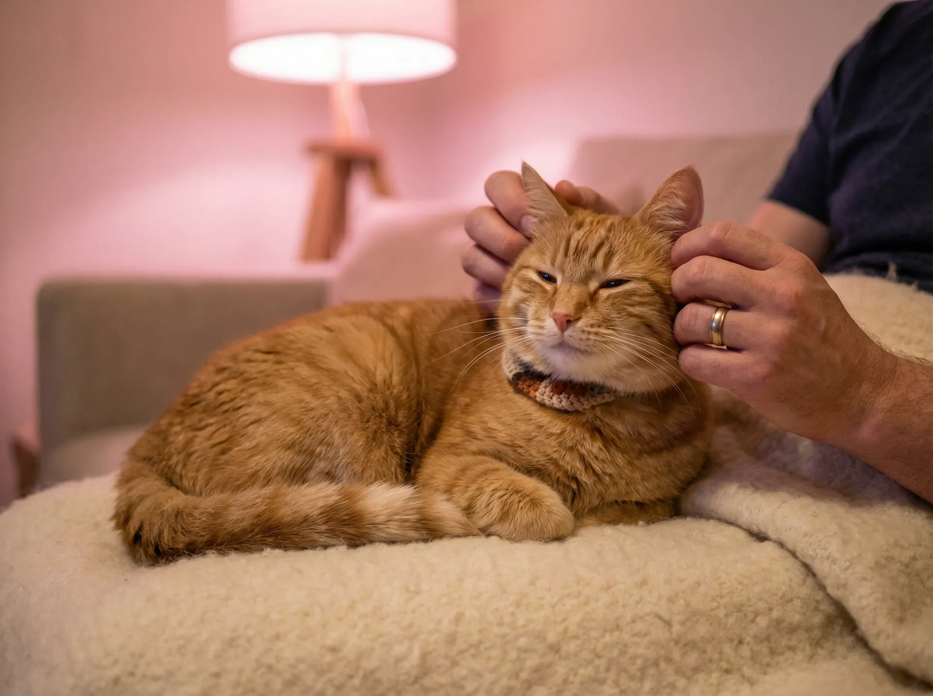 猫咪被温柔抚摸的幸福时刻 - 斗鱼电影